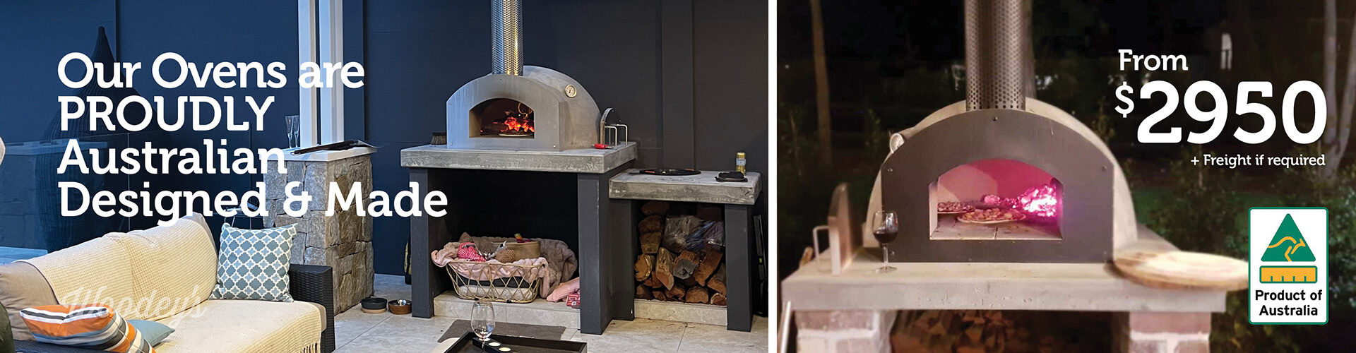 Woodey's Pizza Oven Web Banner
